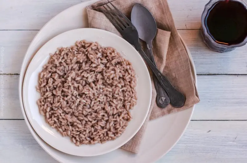 Risotto all'Amarone della valpolicella