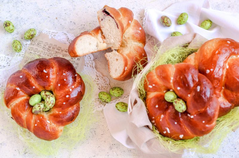 Brioche Nidi di Pasqua