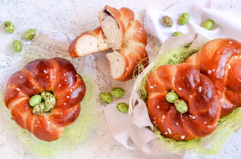 Brioche Nidi di Pasqua