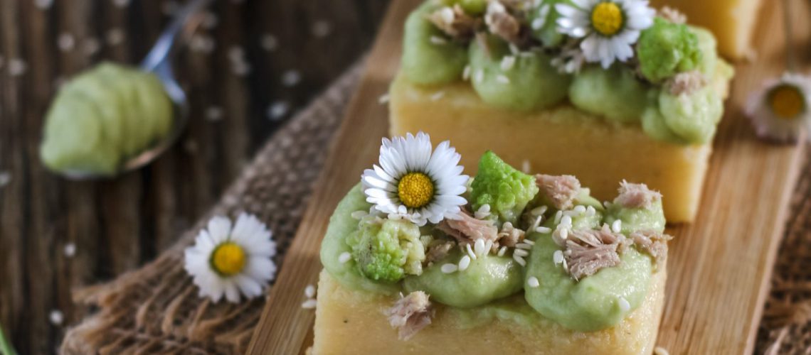 Polentinine con verdure