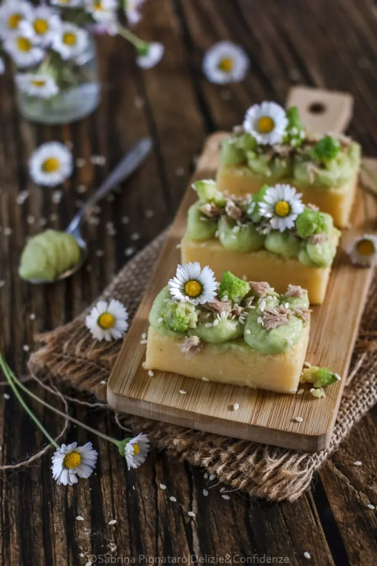 Polentinine con verdure