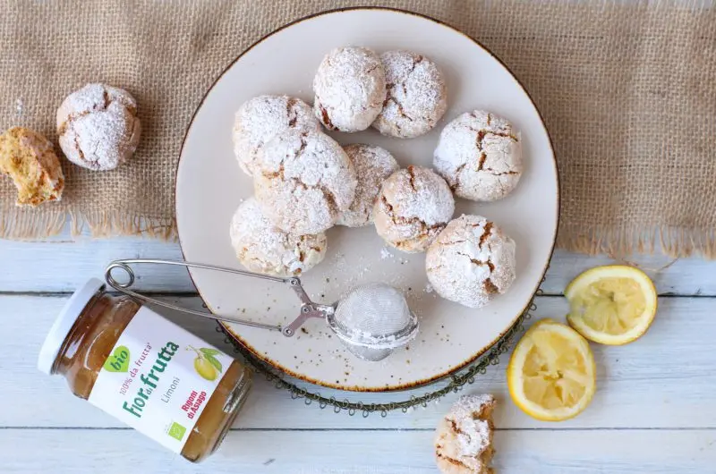 Lemon Crinkles Cookies