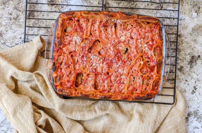 Paccheri 'mbuttunati (paccheri ripieni)