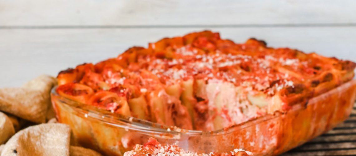 Paccheri ripieni al forno