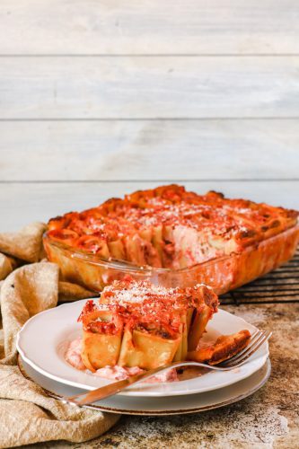 Paccheri ripieni al forno