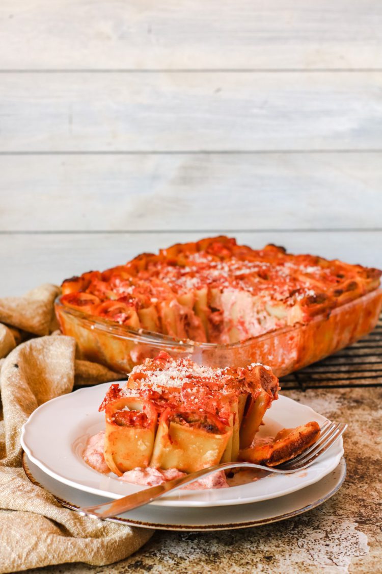 Paccheri ripieni al forno