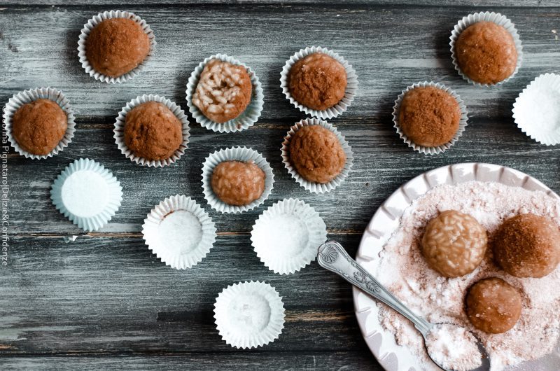 Polpette dolci di riso alla cannella