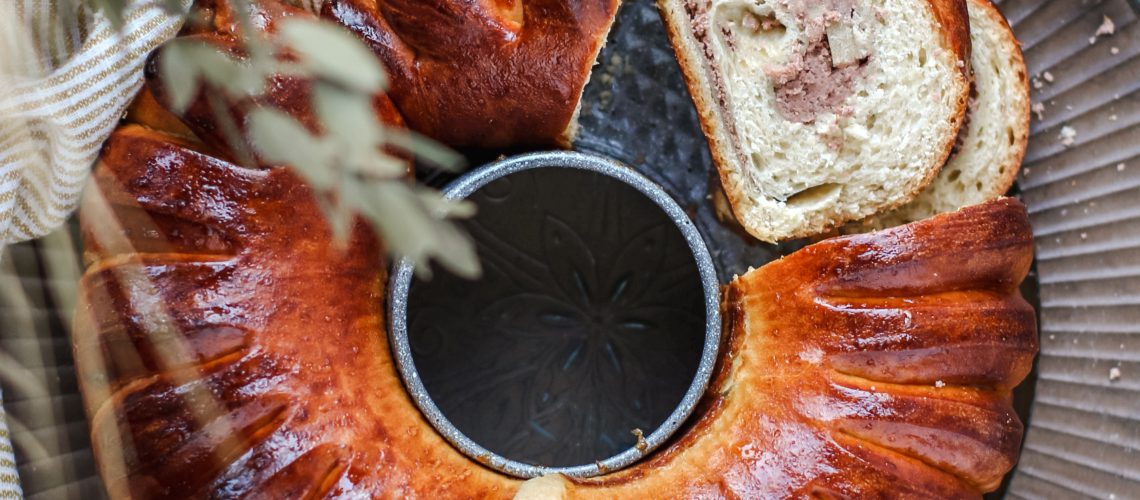 Brioche con crema di castagne