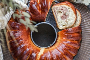 Brioche con crema di castagne