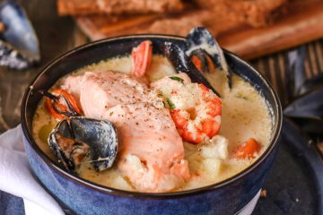Zuppa di pesce norvegese