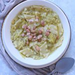 Minestra di maltagliati con verza