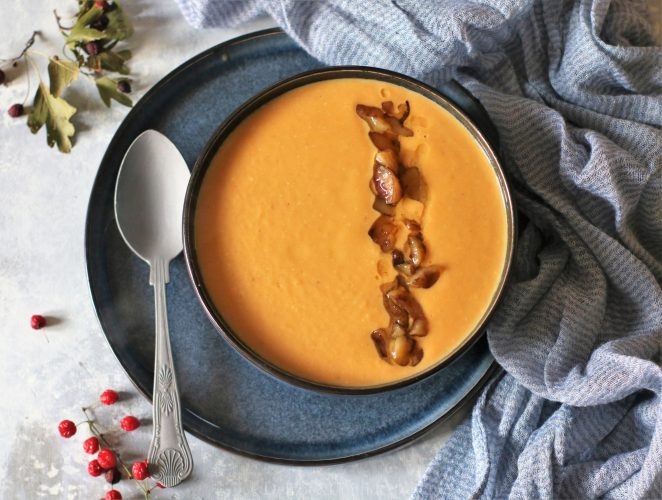 Vellutata di zucca e castagne