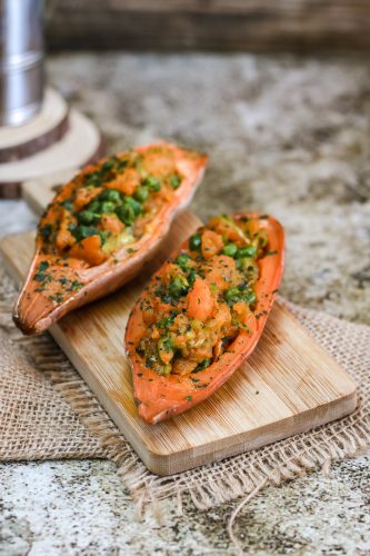 Patate dolci ripiene