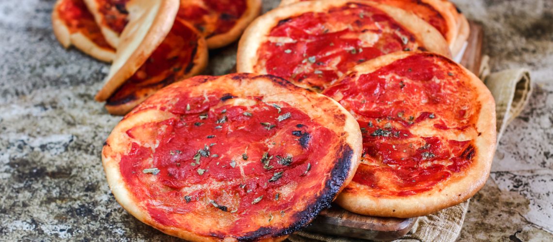 Pizzette rosse del forno