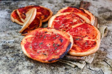 Pizzette rosse del forno