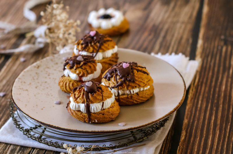 Bignè con crema diplomatica 