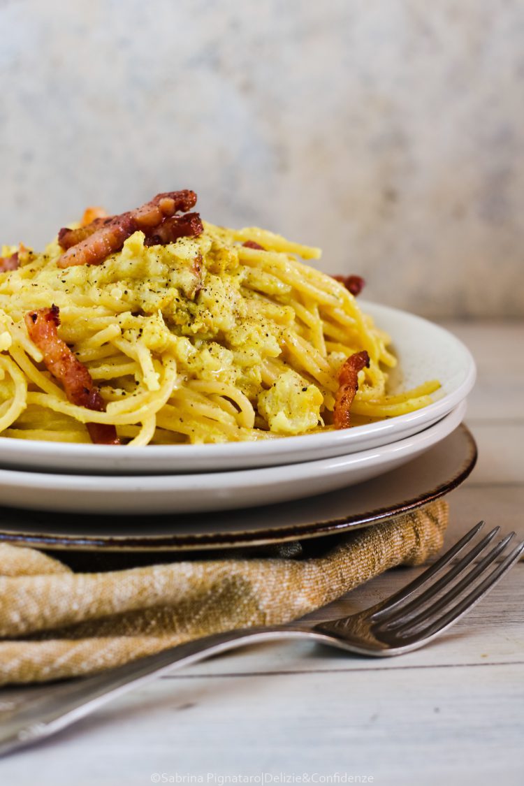 Finta carbonara senza uova