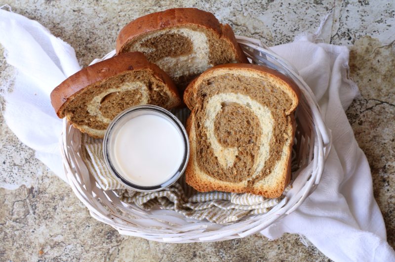 Fette biscottate variegate alla liquirizia