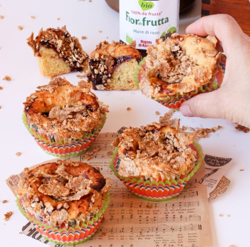 Muffin con cornflakes