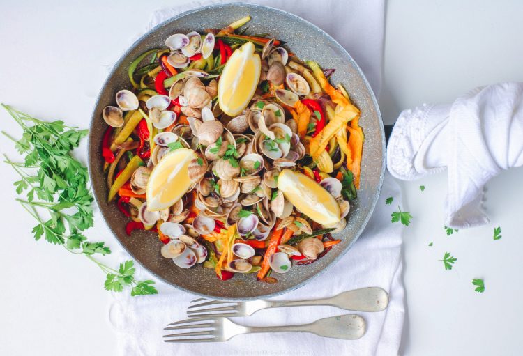 Vongole e verdure dolci