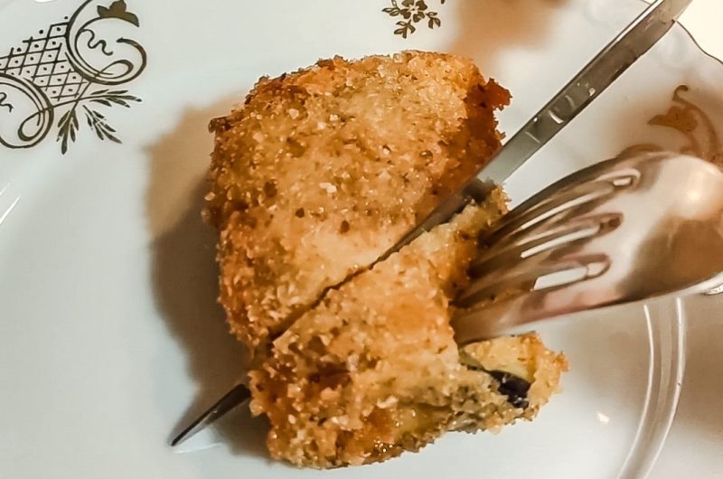 Rotoli croccanti di melanzane