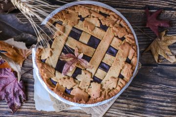 Crostata con crema di castagne e cioccolato