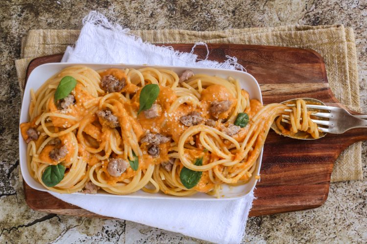 Spaghetti alla crema di zucca