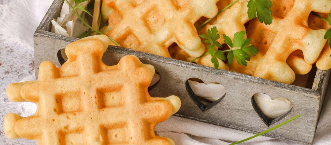 Waffle salati