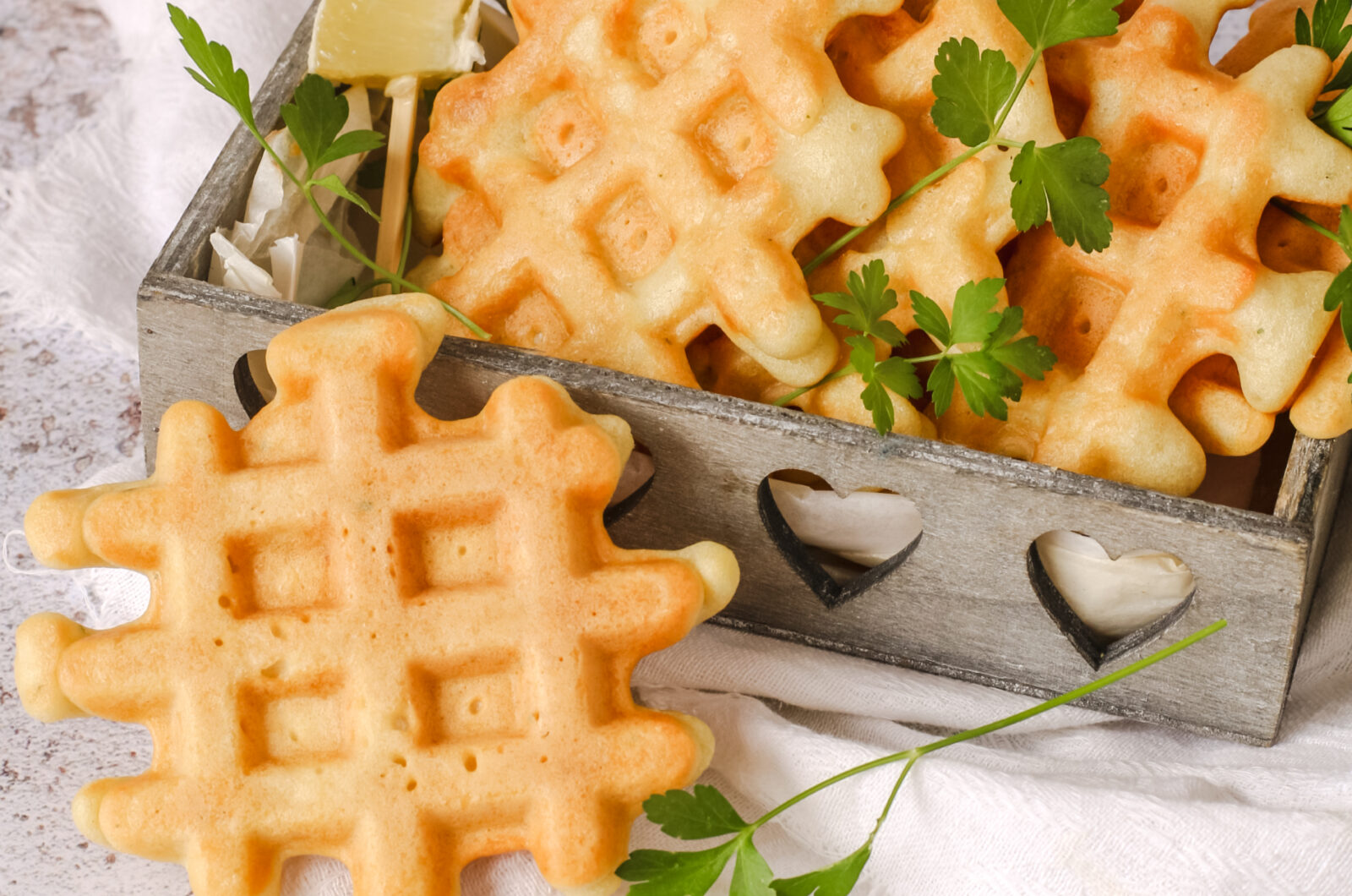 Waffle salati