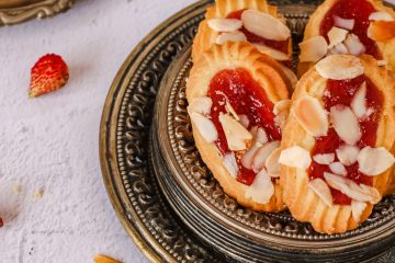 Biscotti da tè alle mandorle, senza burro.