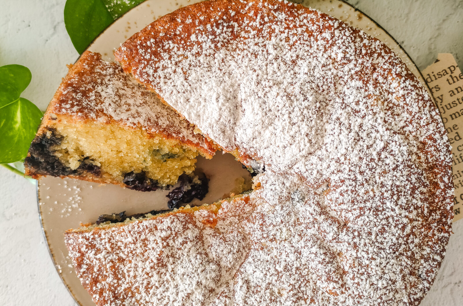 Torta ai mirtilli sofficissima