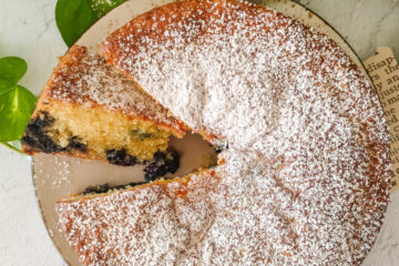 Torta ai mirtilli sofficissima