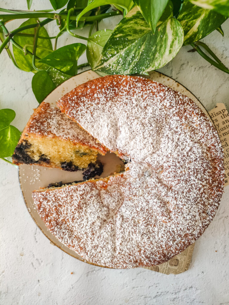 Torta ai mirtilli sofficissima