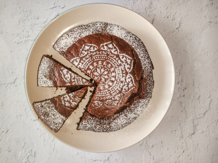 Torta carote e cacao