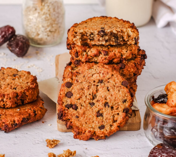 Biscotti oversize all'avena