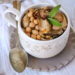 Zuppa di ceci e funghi porcini