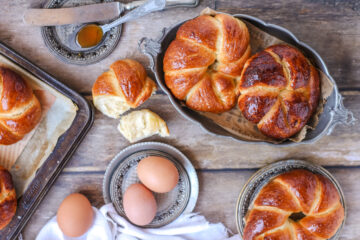 Brioche intrecciate