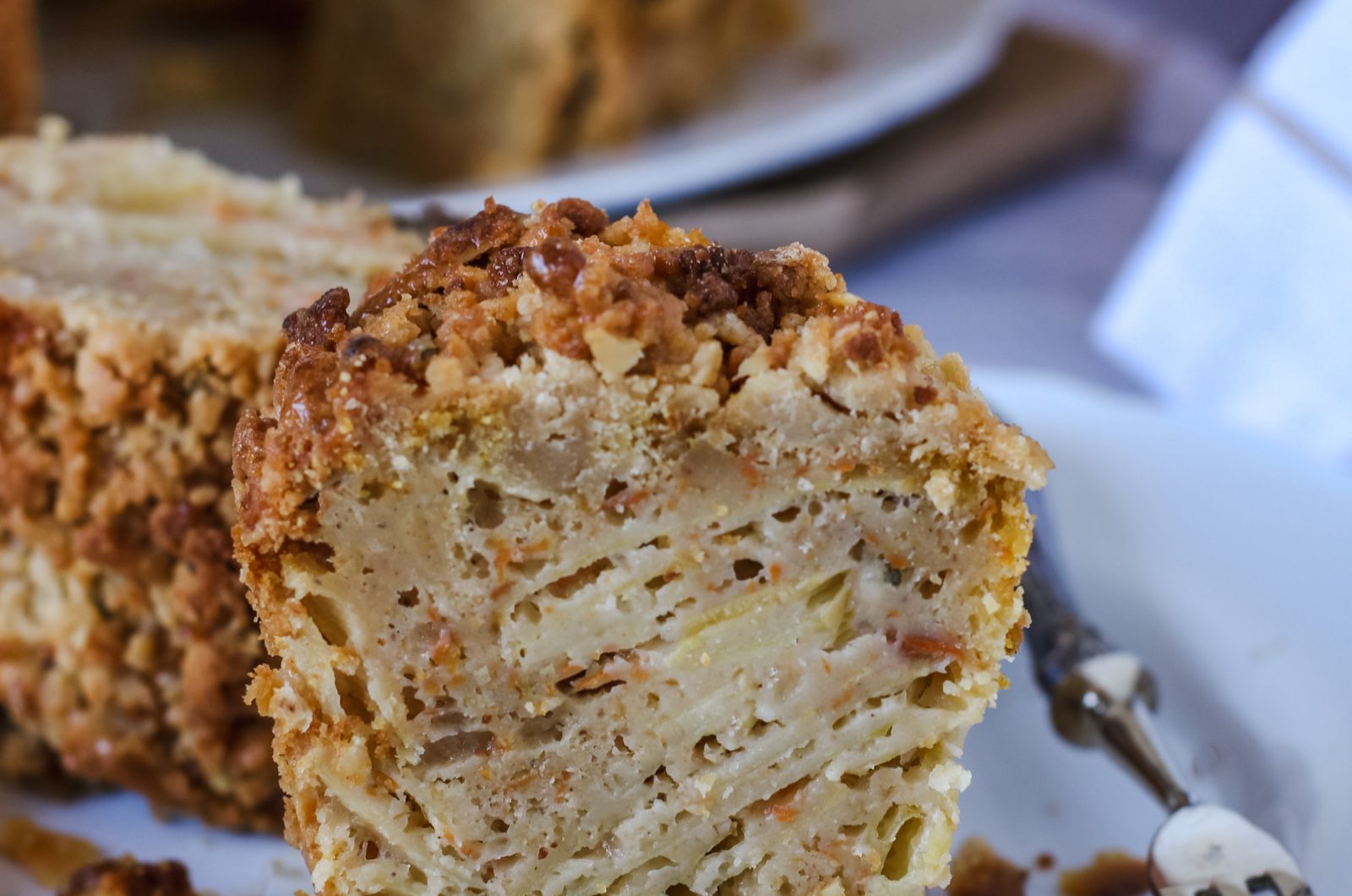 Ciambella di Mele e Zucca con Crumble Mandorlato