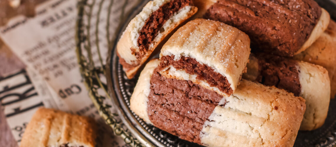 Biscotti con la cioccolata nell'impasto