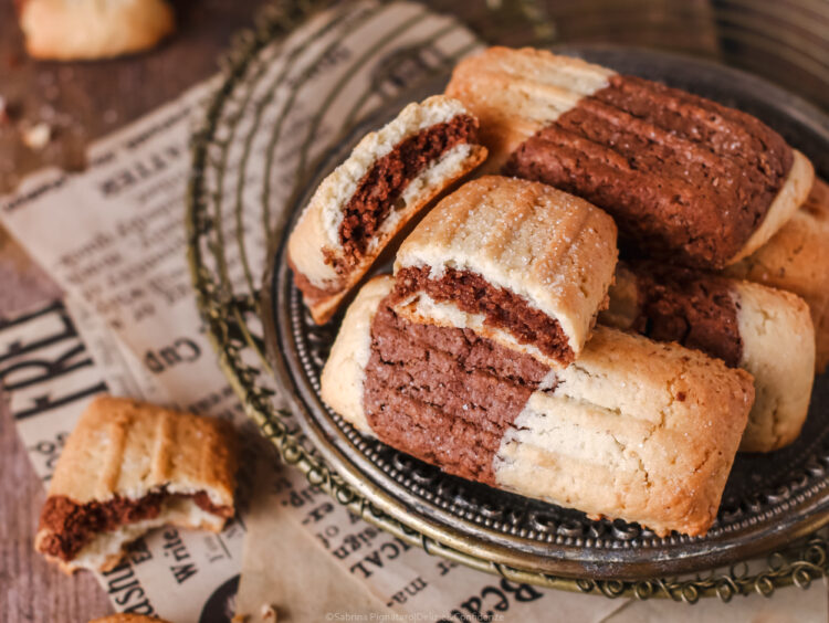 Biscotti con la cioccolata nell'impasto