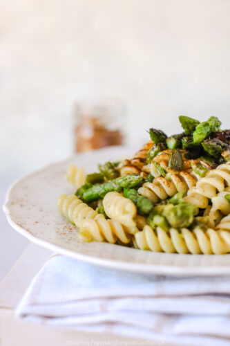 Pasta aparagi e liquirizia