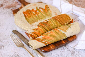 Crespelle ai fiori di zucca