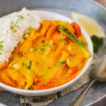 Verdure con latte di cocco