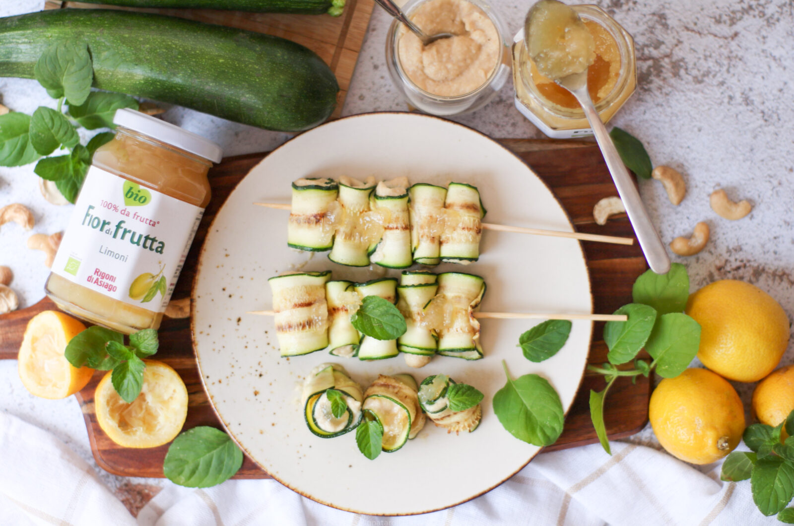 Spiedini di Zucchine Grigliate