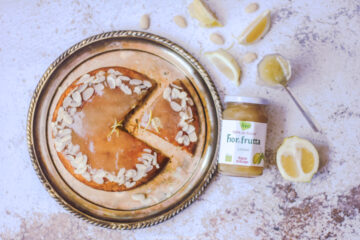 Torta di patate, mandorle e limone