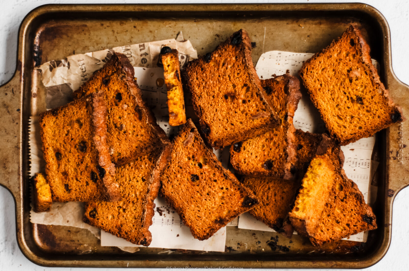Fette biscottate alla zucca e miele
