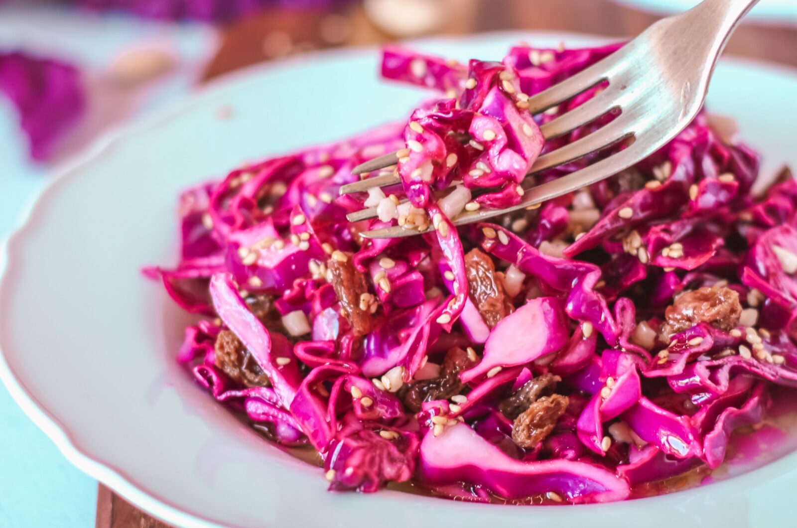 Insalata di cavolo viola