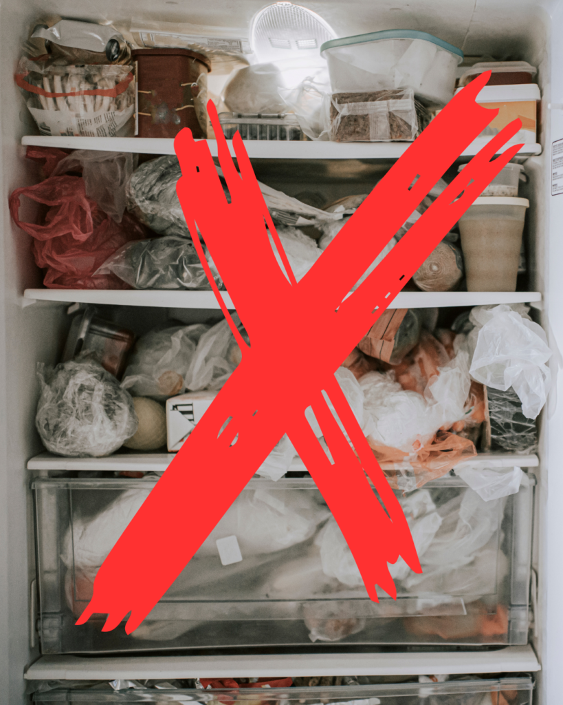 Freezer: errori comuni da evitare