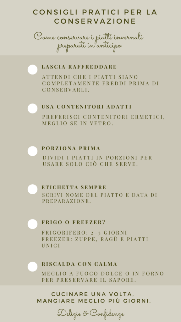 Consigli pratici per la conservazione