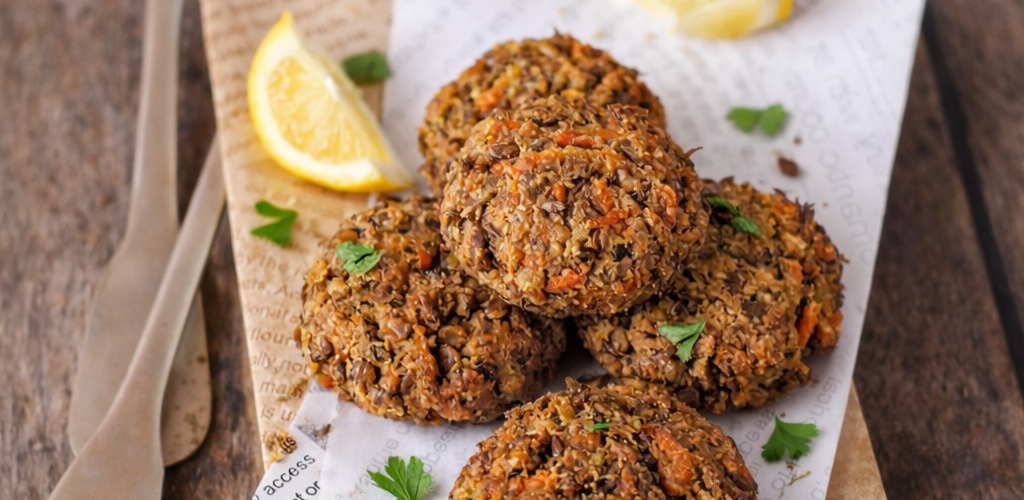 Polpette di lenticchie al forno